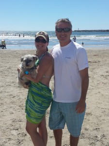 Denise, Denton & Shasta @ Dog Beach in San Diego