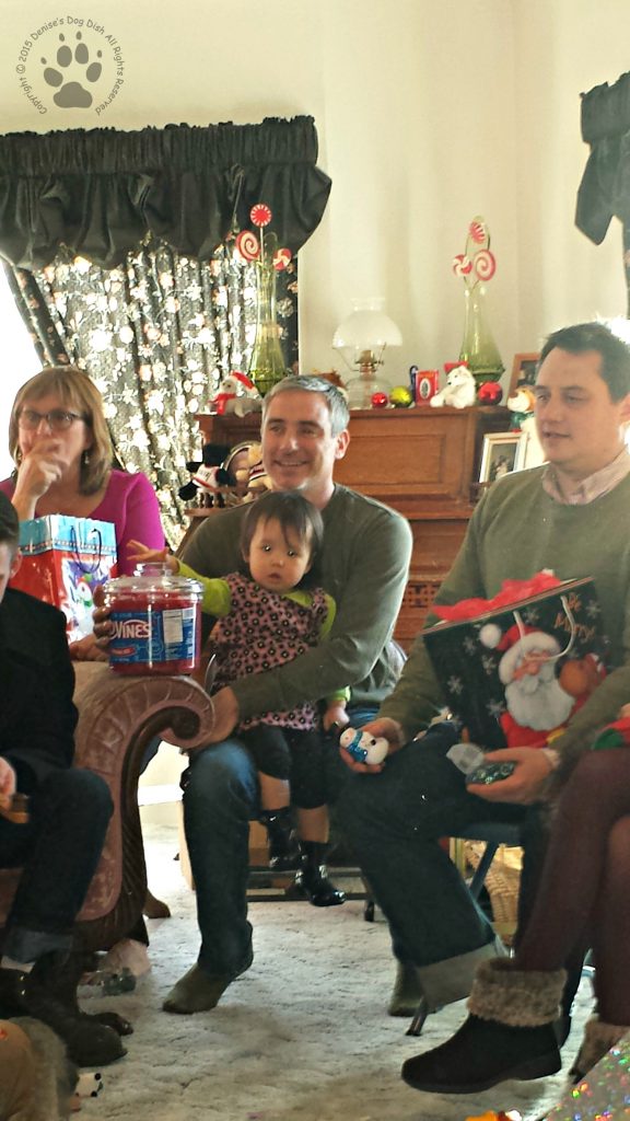 Christmas Gift Exchange 2015 Kathy, Denton, Mei & Steve
