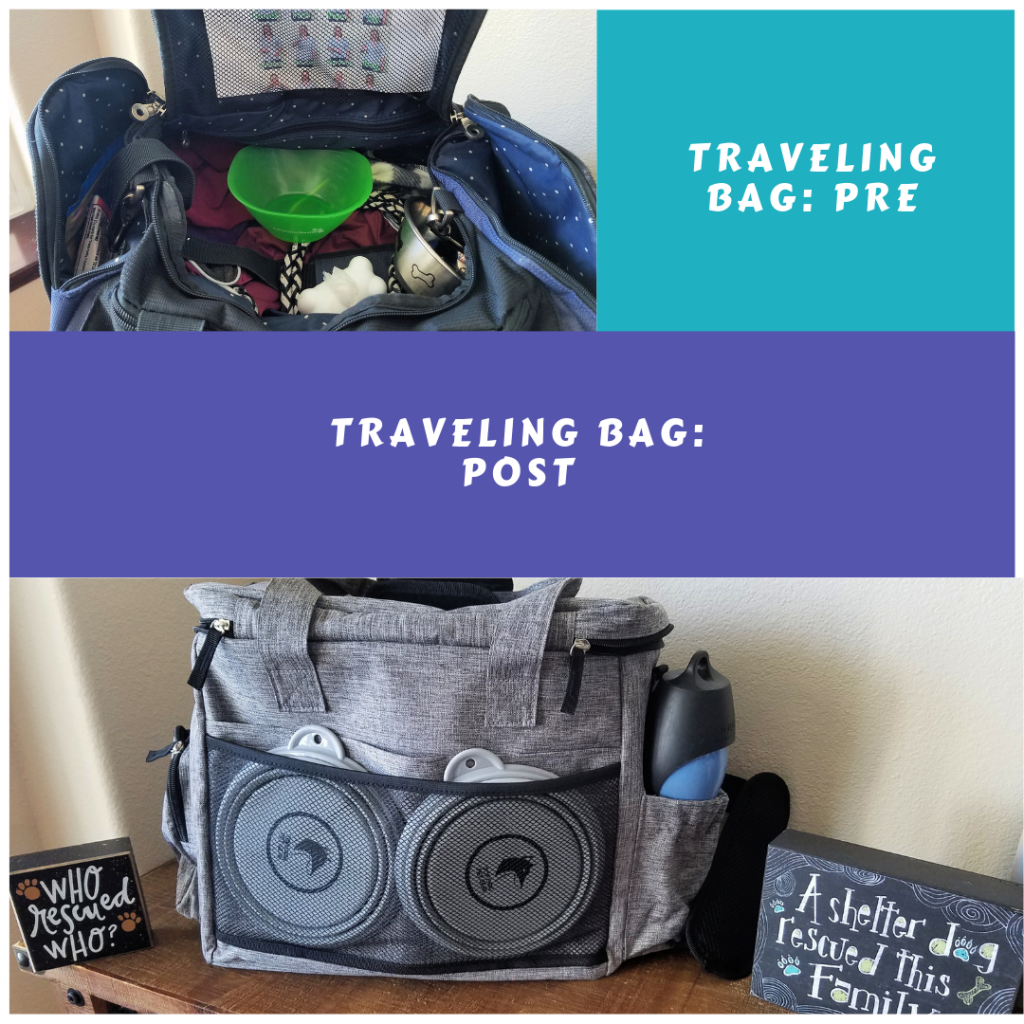 Traveling with your dog travel bag